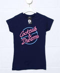 Cocktails And Dreams Logo Fitted Womens T-Shirt product image 1