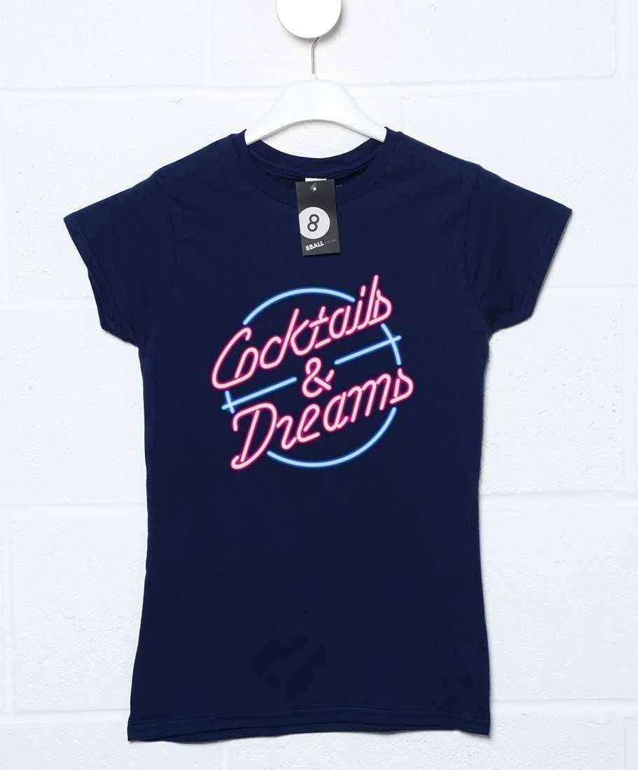 Cocktails And Dreams Logo Fitted Womens T-Shirt product image 1