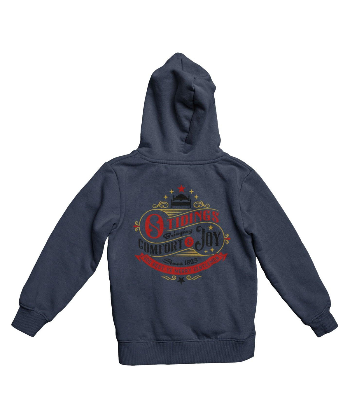 Comfort and Joy Colour Back Printed Christmas Hoodie product image 2