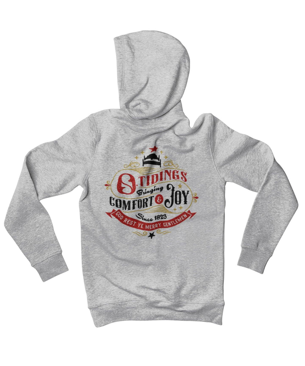 Comfort and Joy Colour Back Printed Christmas Hoodie product image 1
