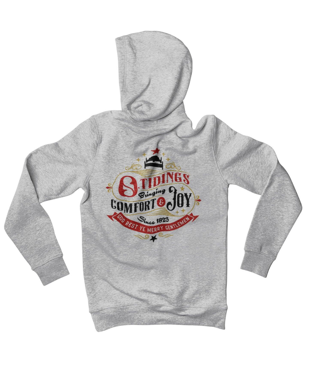 Comfort and Joy Colour Back Printed Christmas Hoodie product image 1