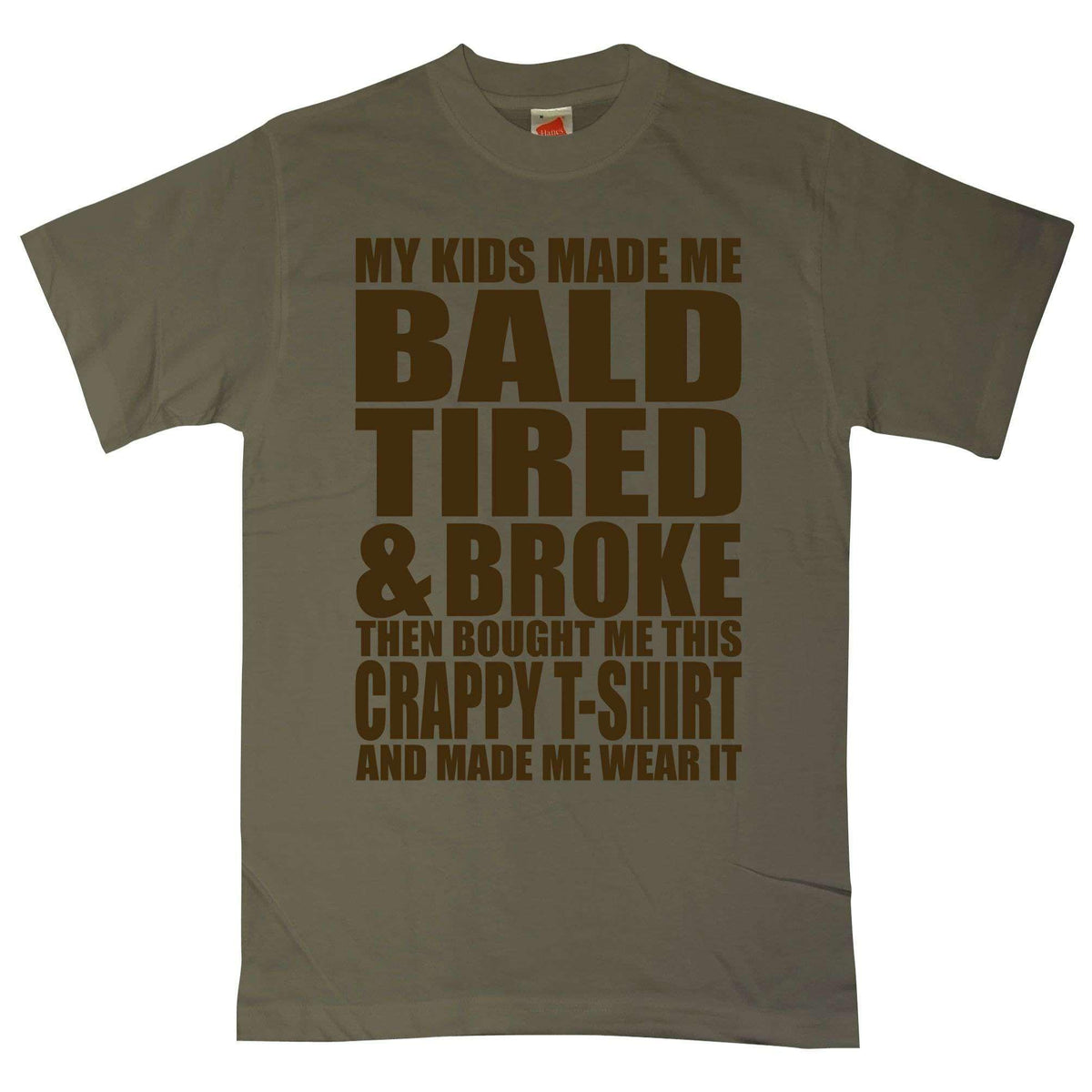 Dads Gift Bald Tired And Broke T-Shirt product image 1