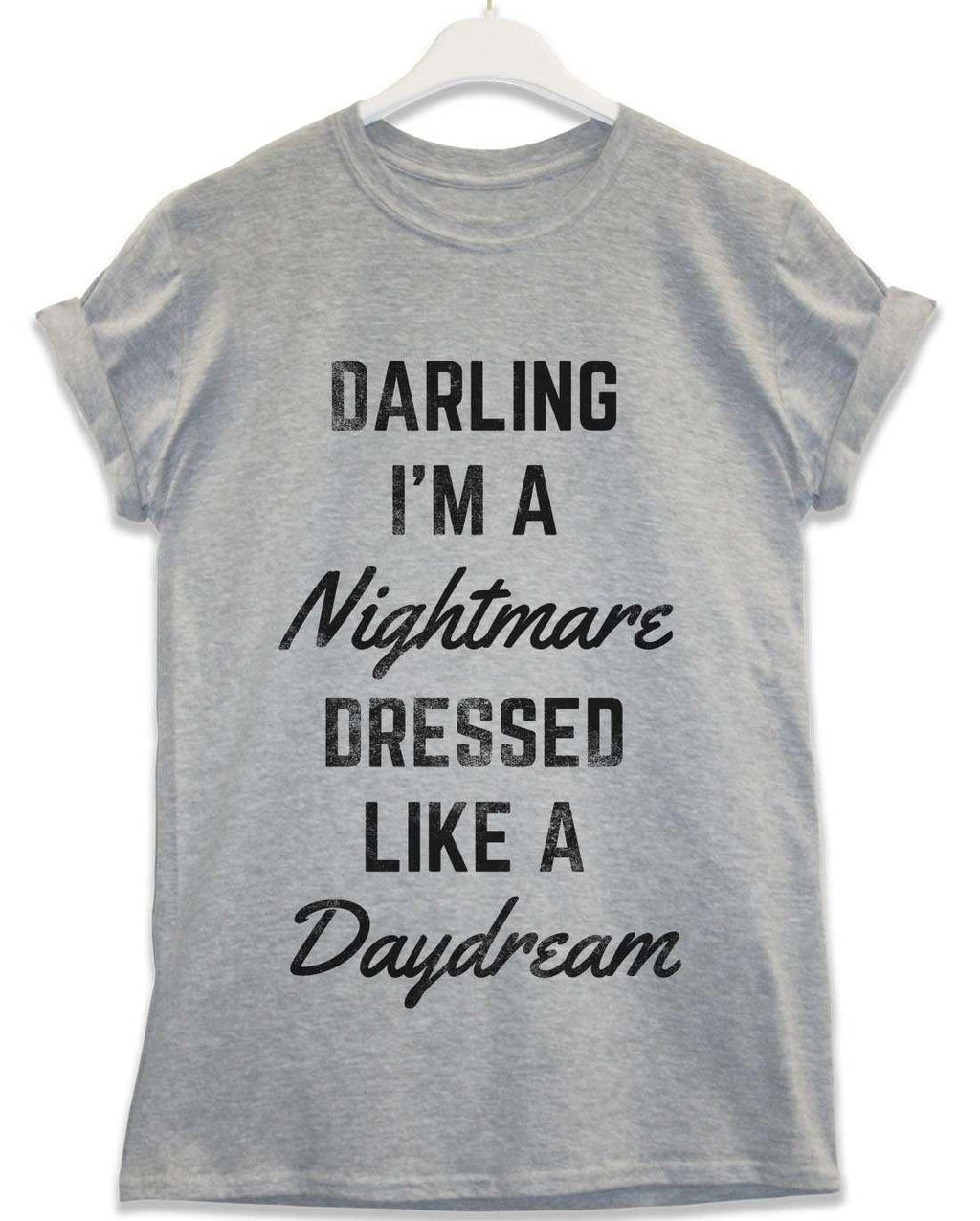 Darling I'm a Nightmare Lyric Quote T-Shirt product image 3