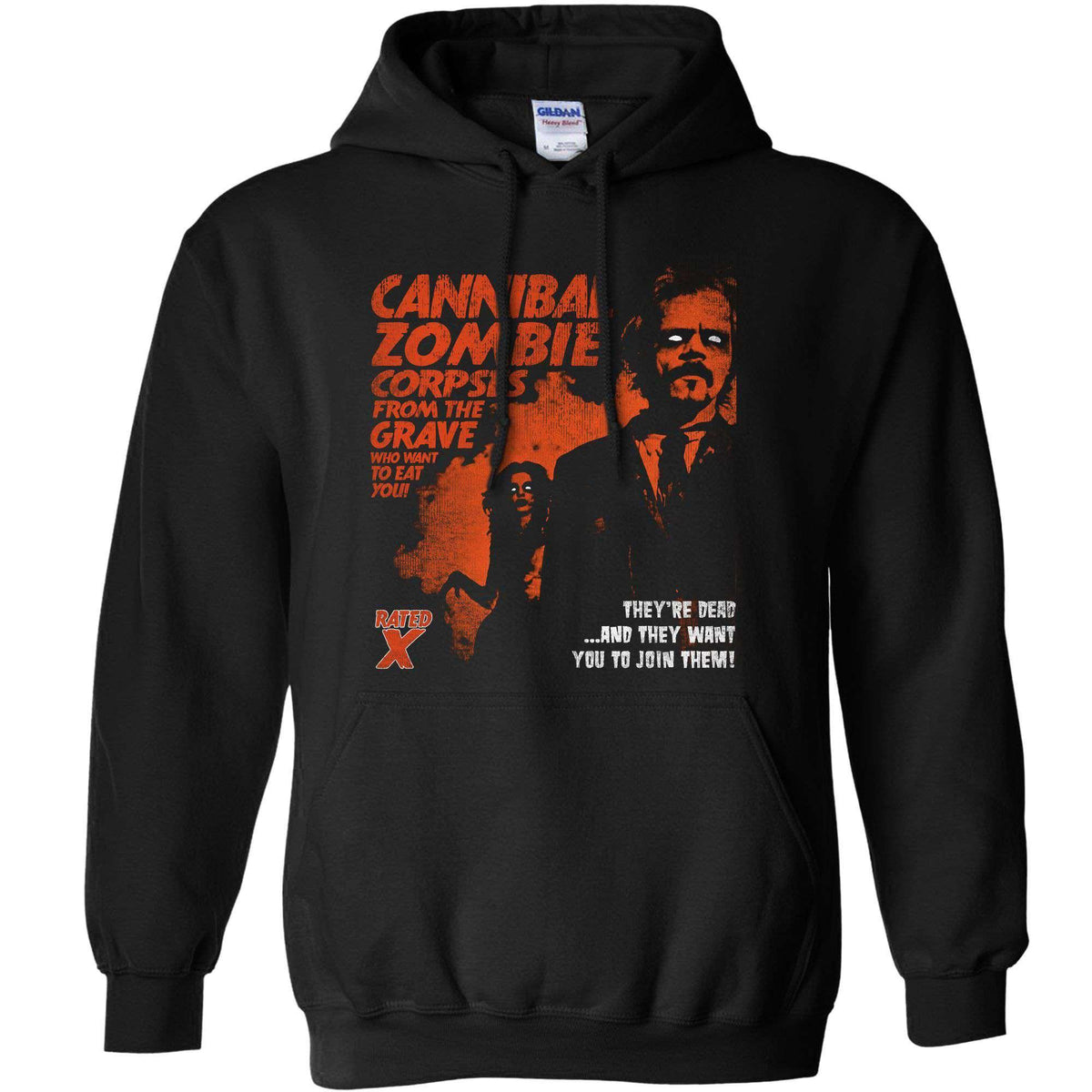 Deathray B Movie Cannibal Zombies Hoodie product image 1