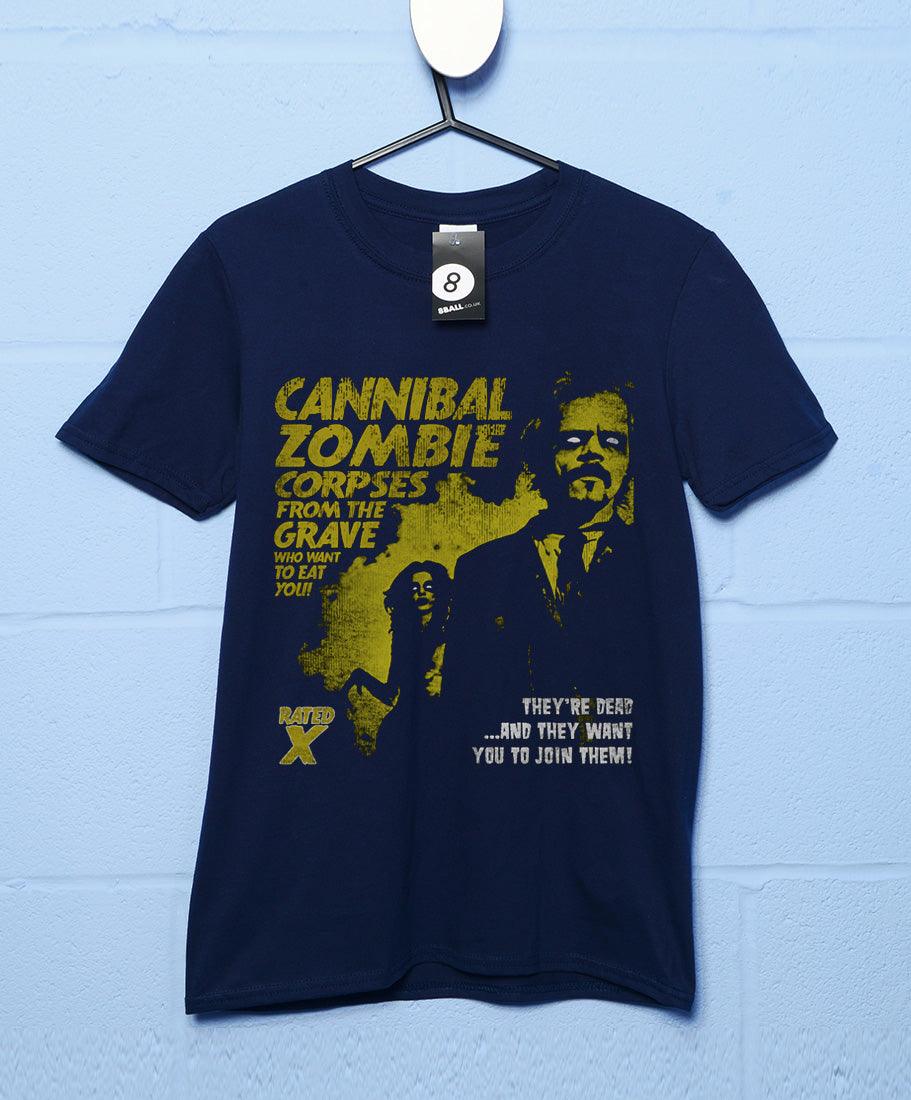 Deathray B Movie Cannibal Zombies T-Shirt product image 2