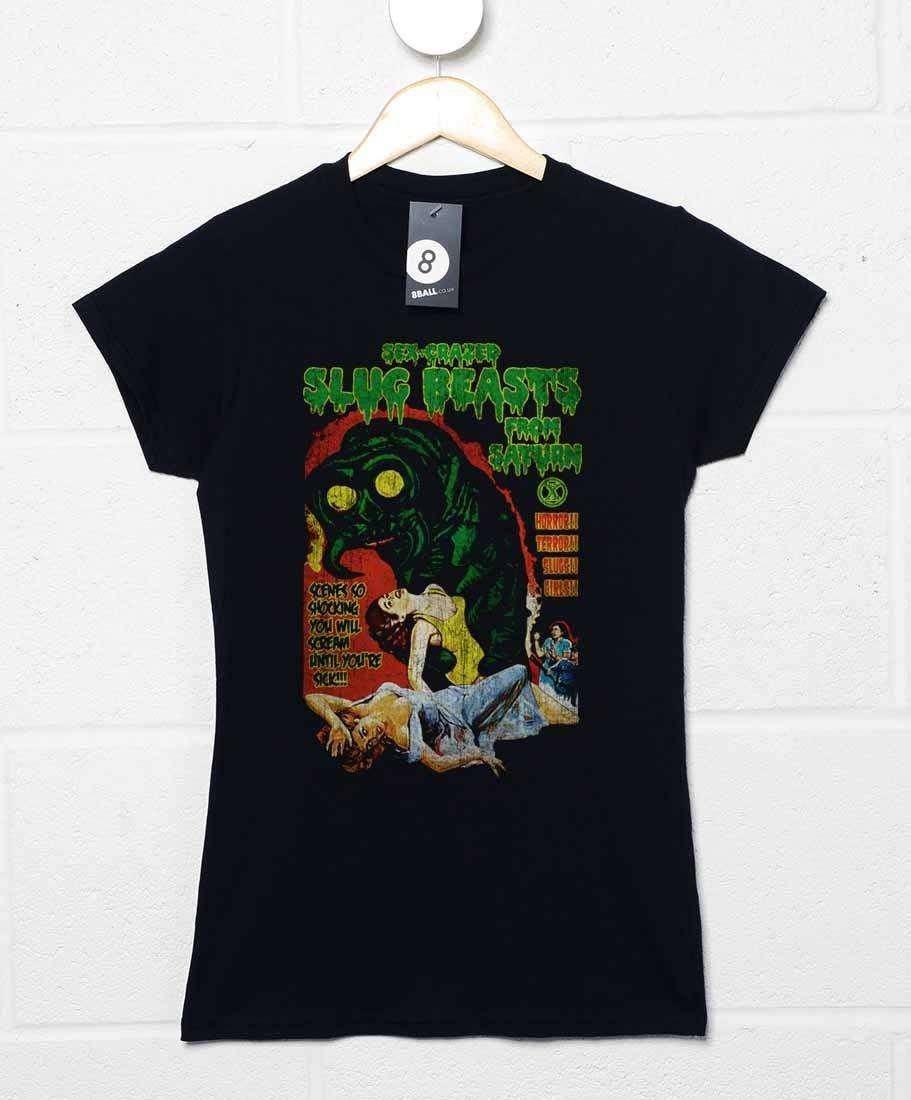 Deathray B Movie Sex Crazed Slugs Fitted Womens T-Shirt product image 1