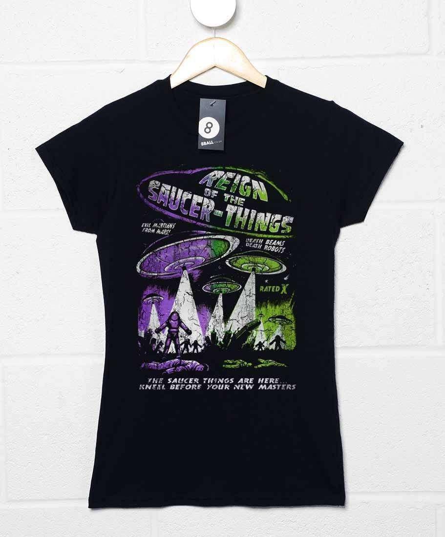 Deathray Reign Of The Saucer Things Womens Fitted T-Shirt product image 1