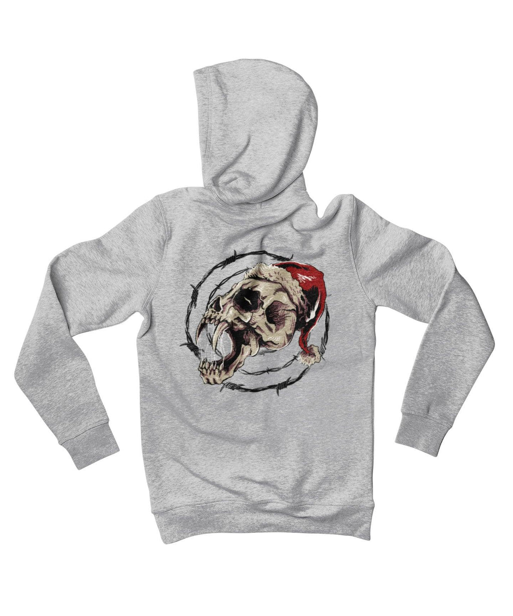 Demon Skull Santa Back Printed Christmas Hoodie product image 1