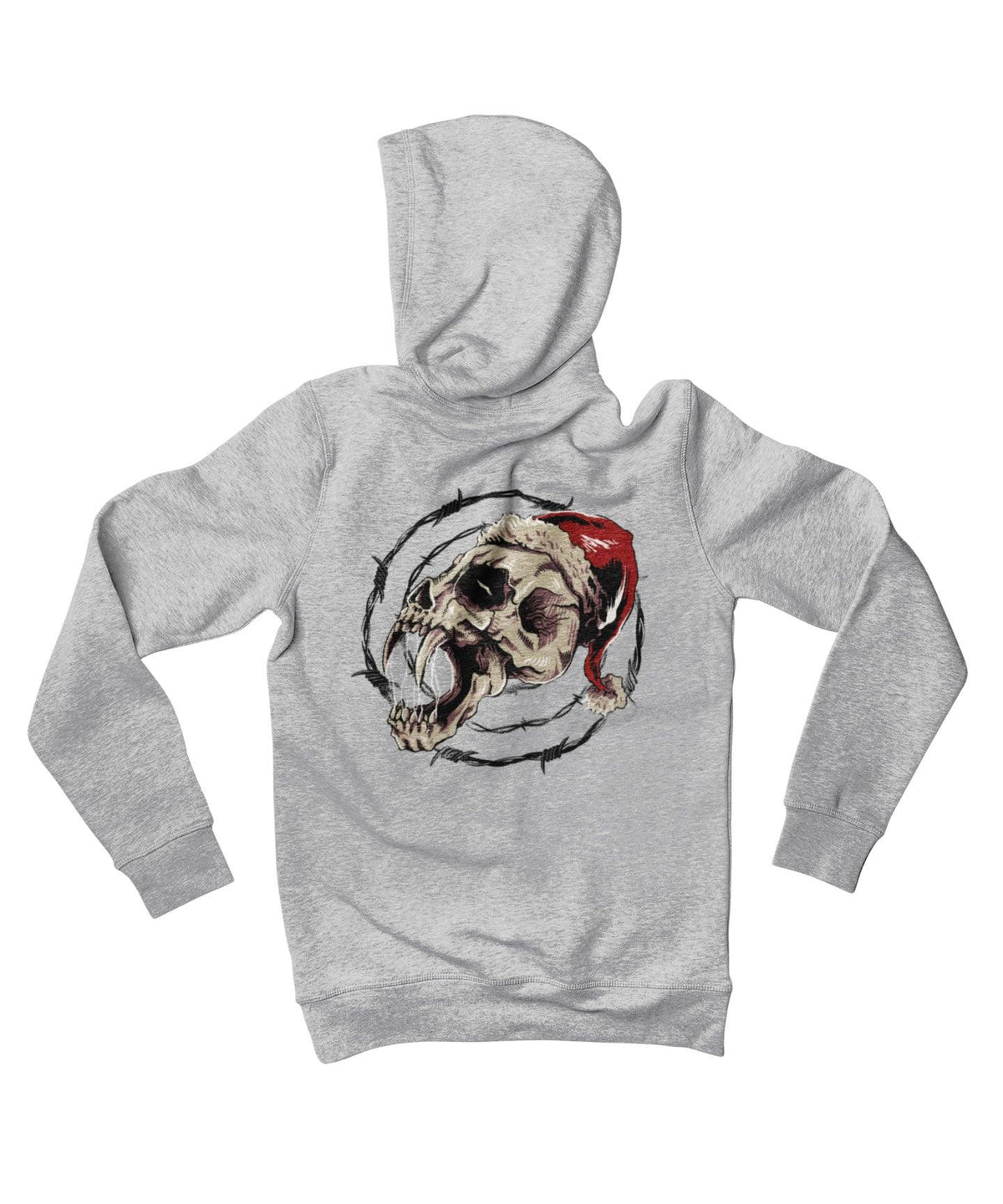 Demon Skull Santa Back Printed Christmas Hoodie product image 1