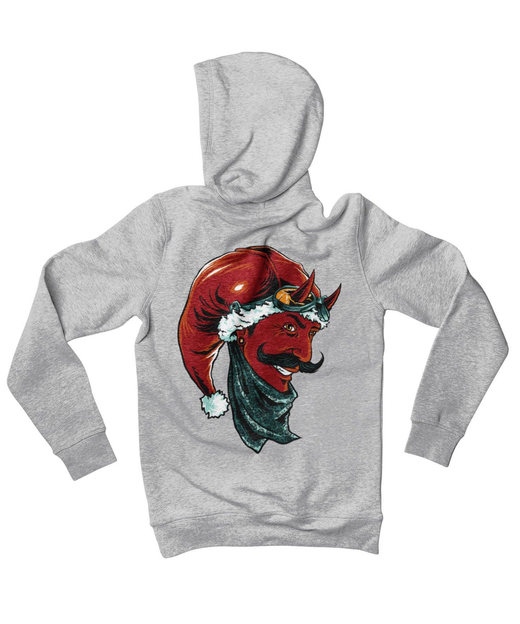 Devil Santa Back Printed Christmas Hoodie product image 4