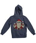 Devil Santa Night Rider Back Printed Christmas Hoodie product image 1