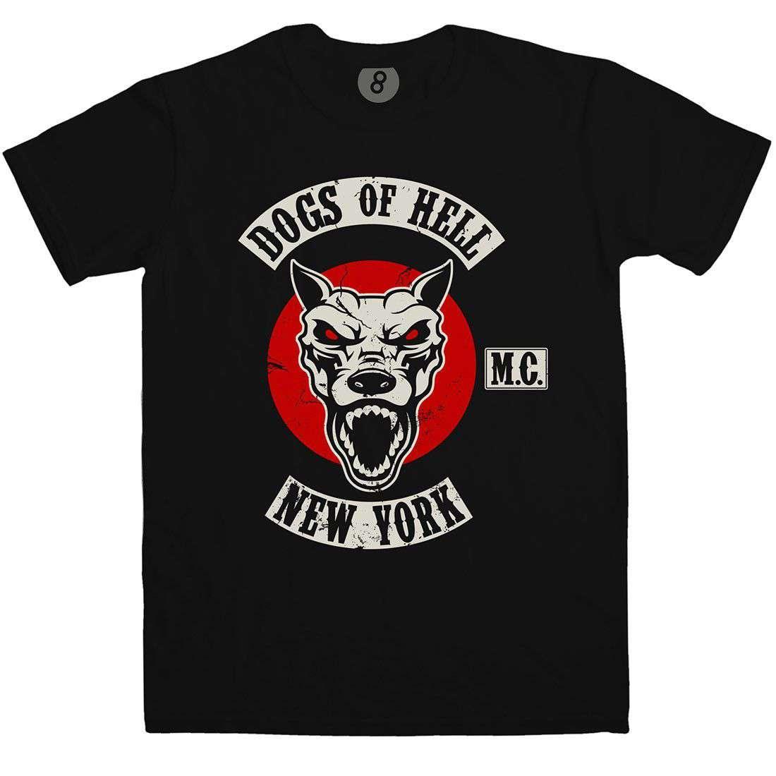 Dogs Of Hell Ny Front Print T-Shirt product image 1