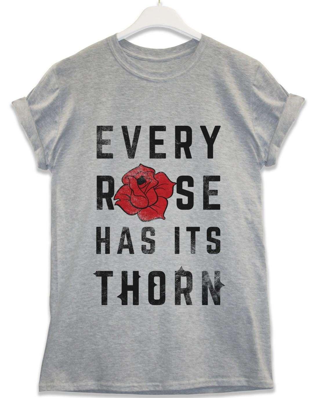 Every Rose Has Its Thorn Lyric Quote T-Shirt product image 4