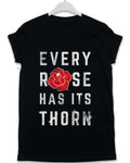 Every Rose Has Its Thorn Lyric Quote T-Shirt product image 1