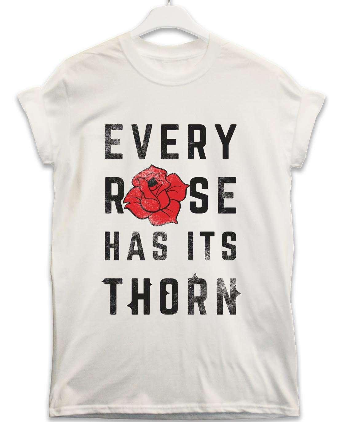 Every Rose Has Its Thorn Lyric Quote T-Shirt product image 3