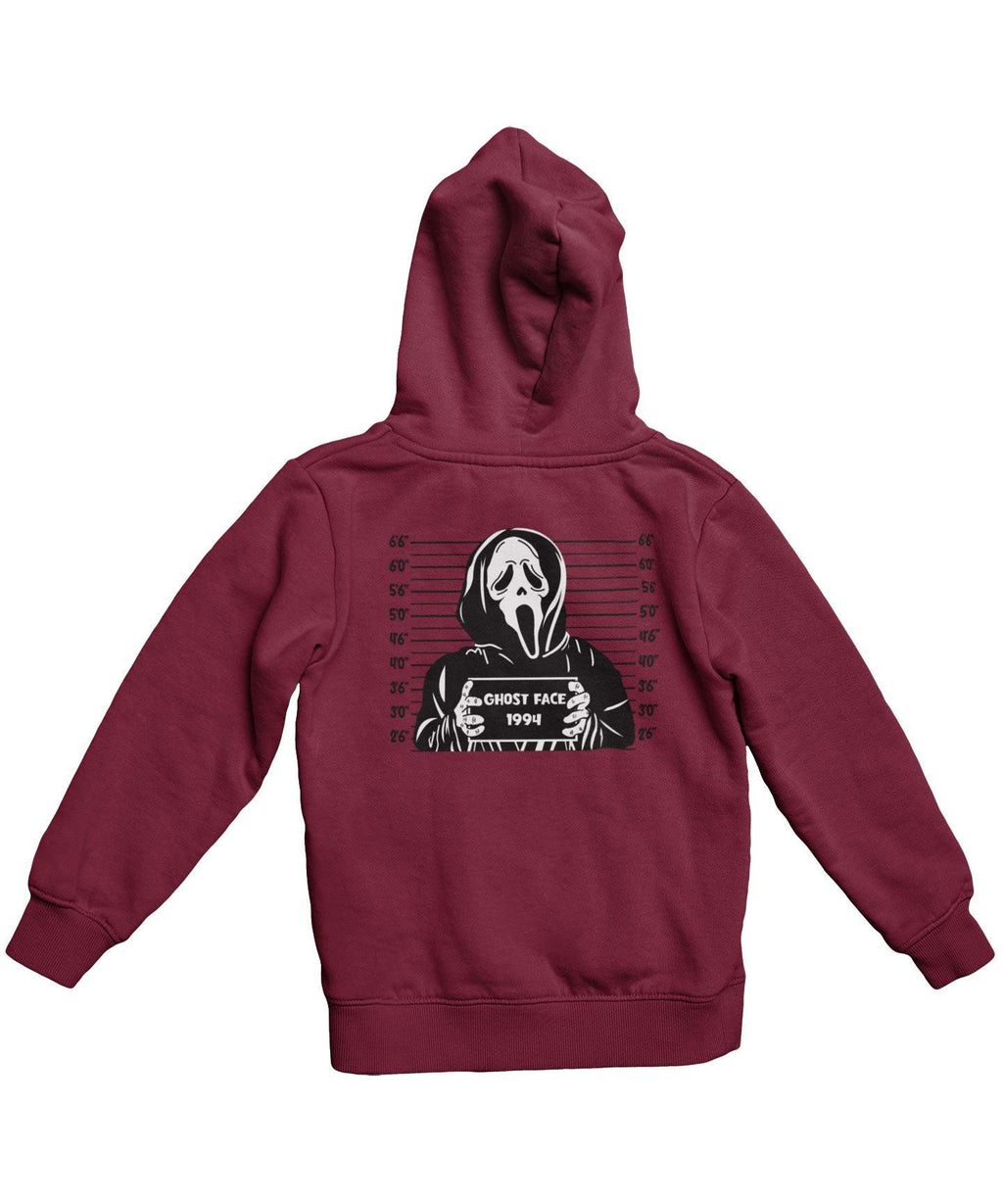 Ghostface Mugshot Horror Film Tribute Adult Back Printed product image 1
