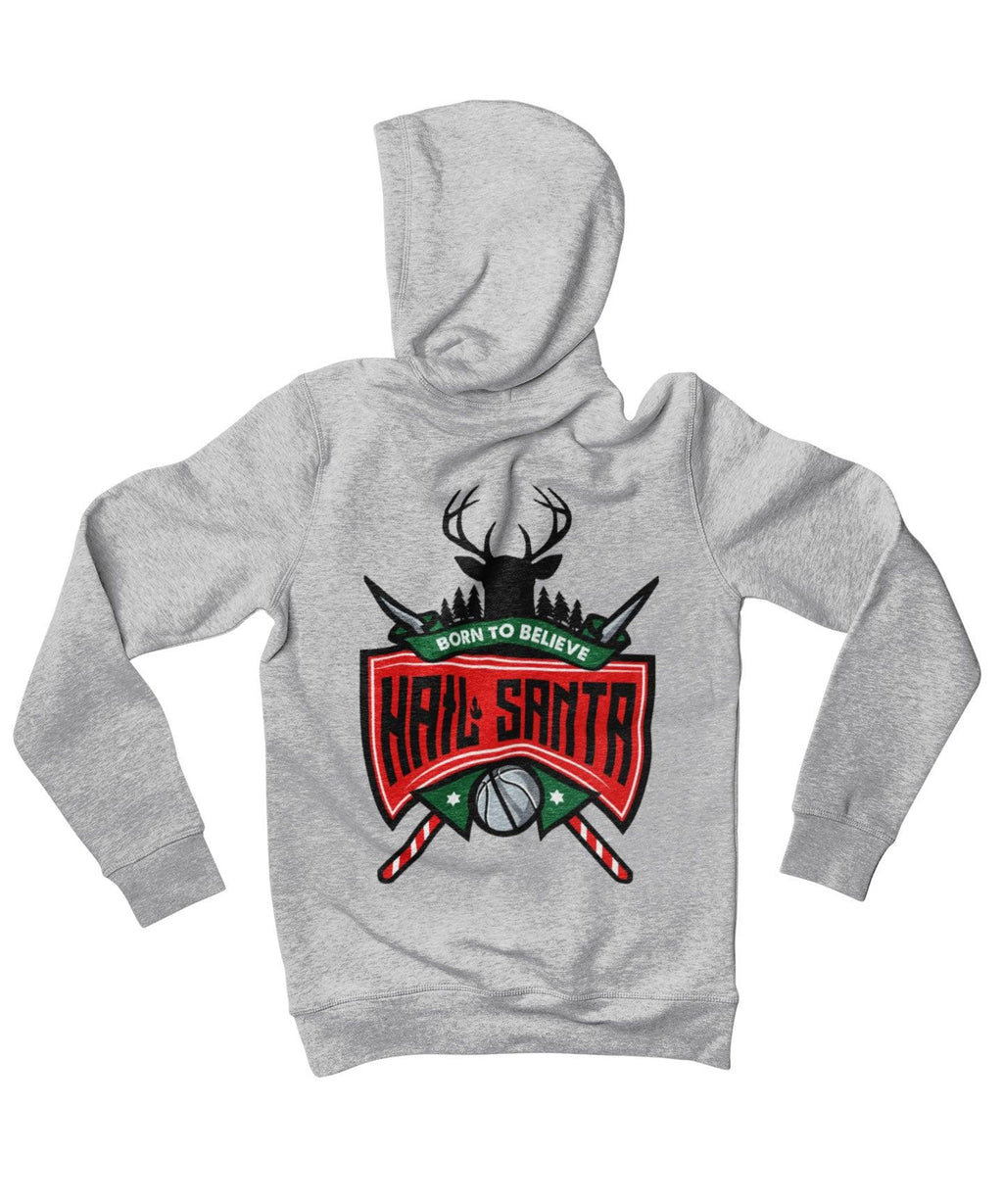 Hail Santa Back Printed Christmas Hoodie product image 4