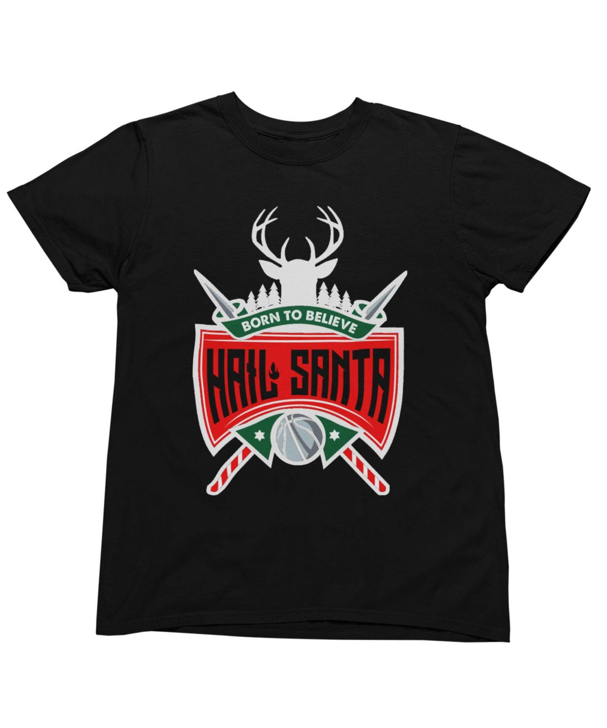 Hail Santa Unisex Christmas T-Shirt product image 1