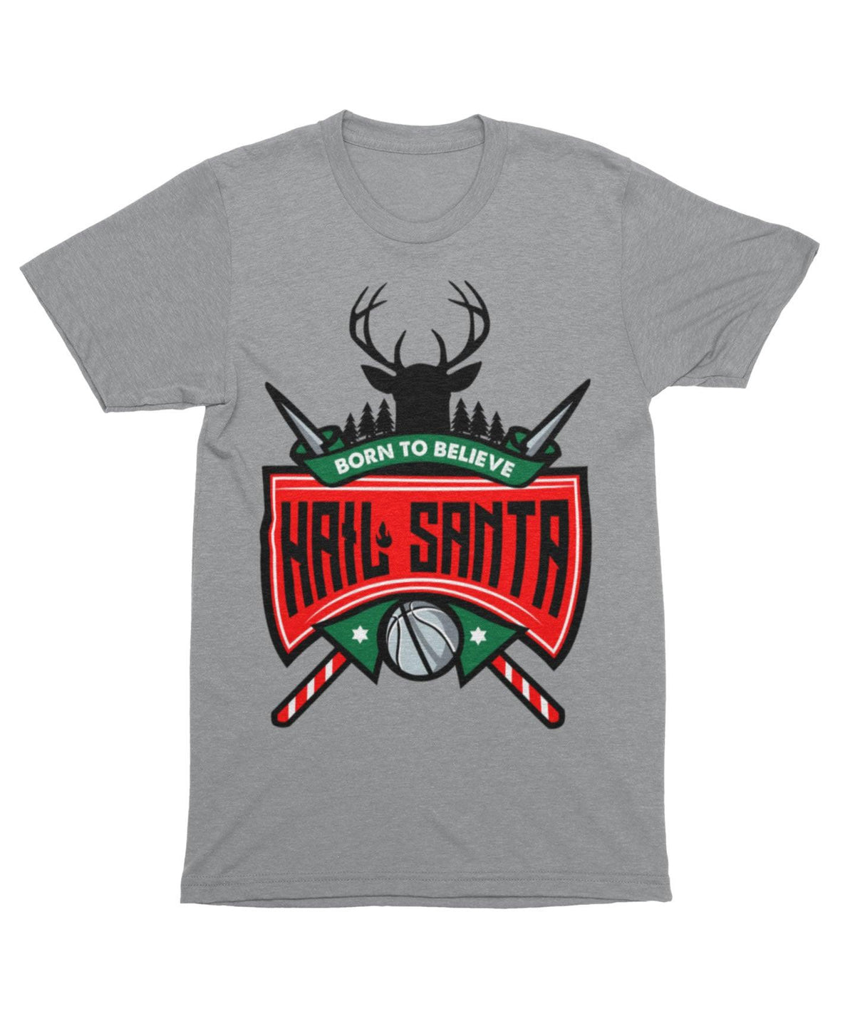 Hail Santa Unisex Christmas T-Shirt product image 3