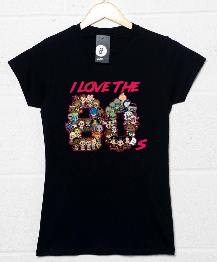 I Love The 80's Fitted Womens T-Shirt product image 2