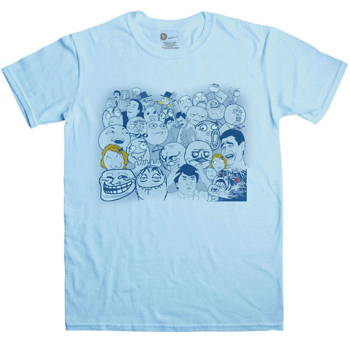 Internet Memes Men's Rage Faces T-Shirt product image 1