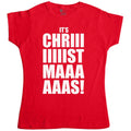 Its Chriiistmaaas Fitted Womens T-Shirt product image 1
