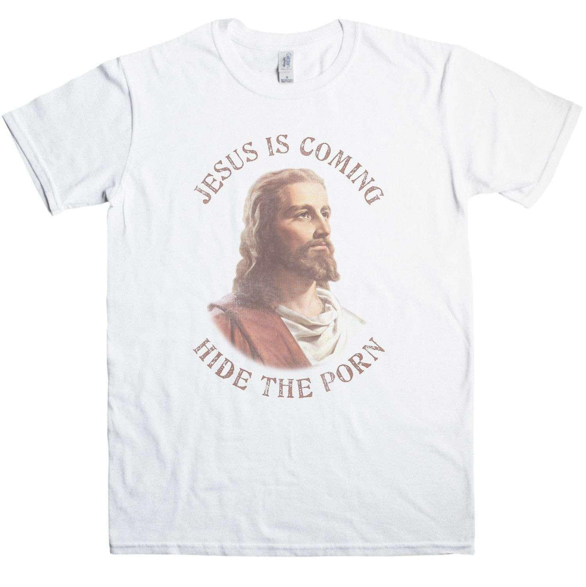 Jesus Is Coming Hide The Porn T-Shirt product image 1