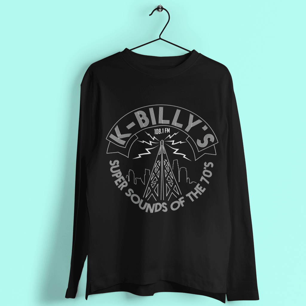 K Billy's Radio Mast Logo Long Sleeve T-Shirt product image 1