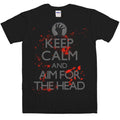 Keep Calm And Aim For The Head T-Shirt product image 1