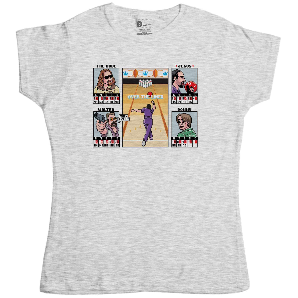 Lebowski Bowling Game Womens Style T-Shirt product image 1