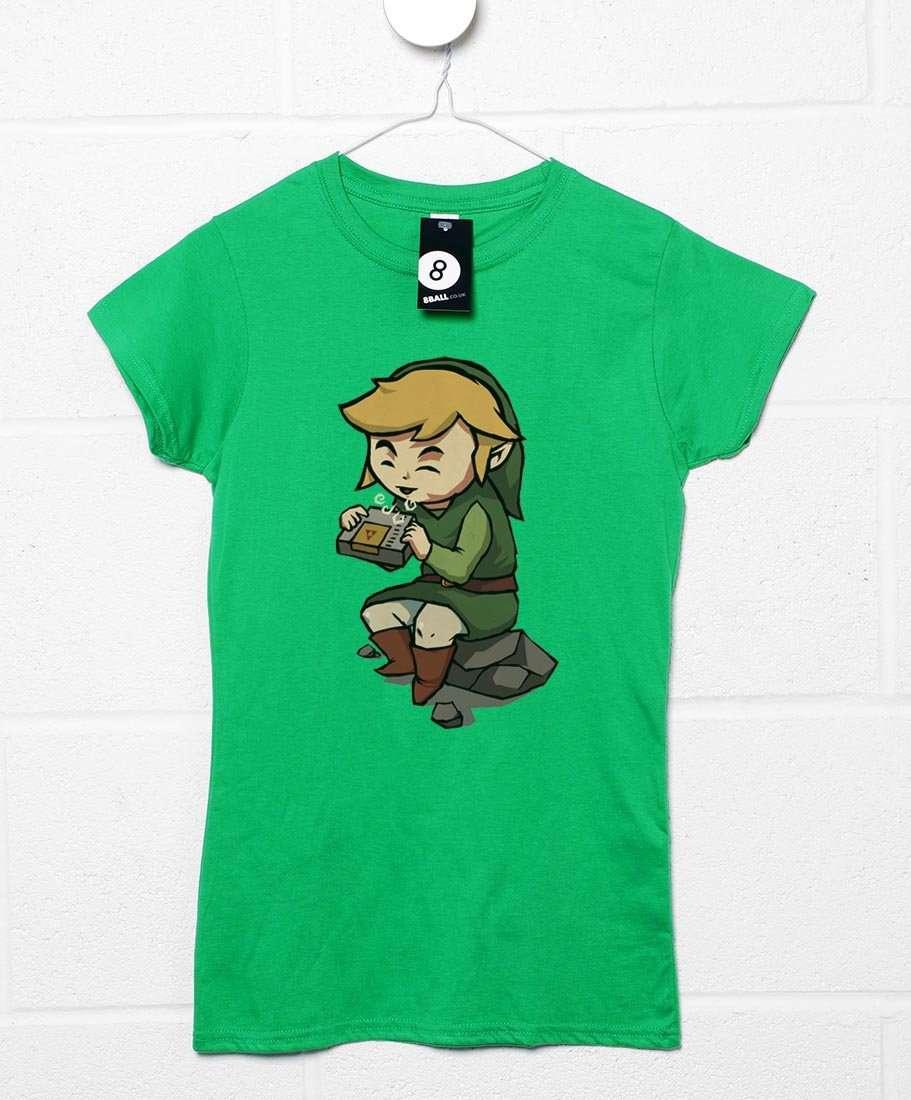 Legend Of Zelda Error Song Fitted Womens T-Shirt product image 1