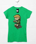Legend Of Zelda Error Song Fitted Womens T-Shirt product image 1