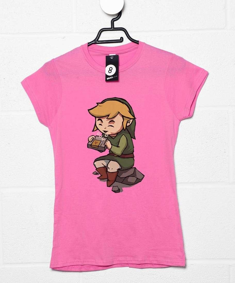 Legend Of Zelda Error Song Fitted Womens T-Shirt product image 2