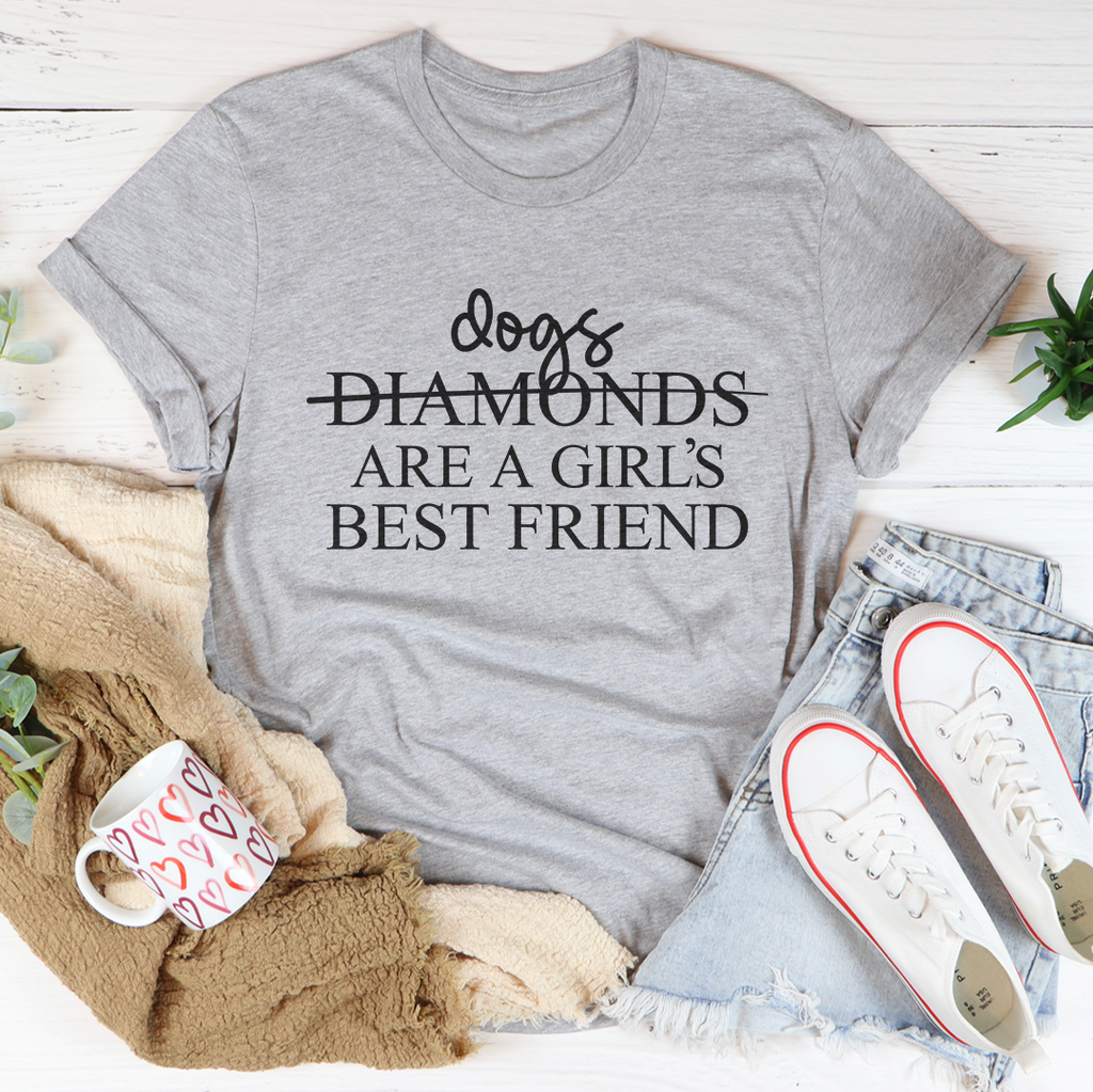 "Dogs Are A Girl's Best Friend" – Relatable Dog Mom Graphic product image 3