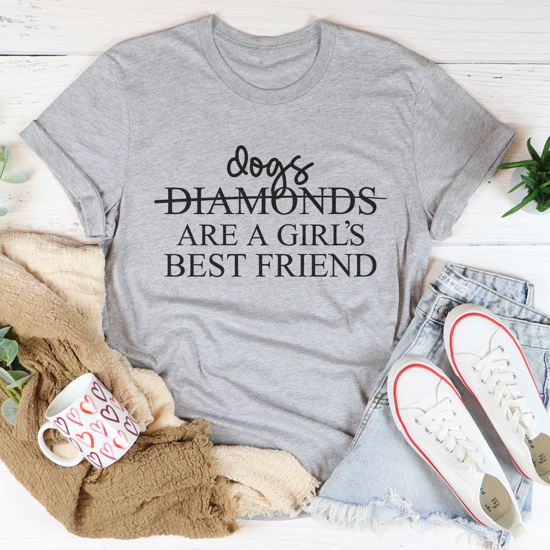"Dogs Are A Girl's Best Friend" – Relatable Dog Mom Graphic product image 3
