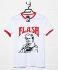 Lord Flashheart Flash Spoof Ringer T-Shirt product image 1