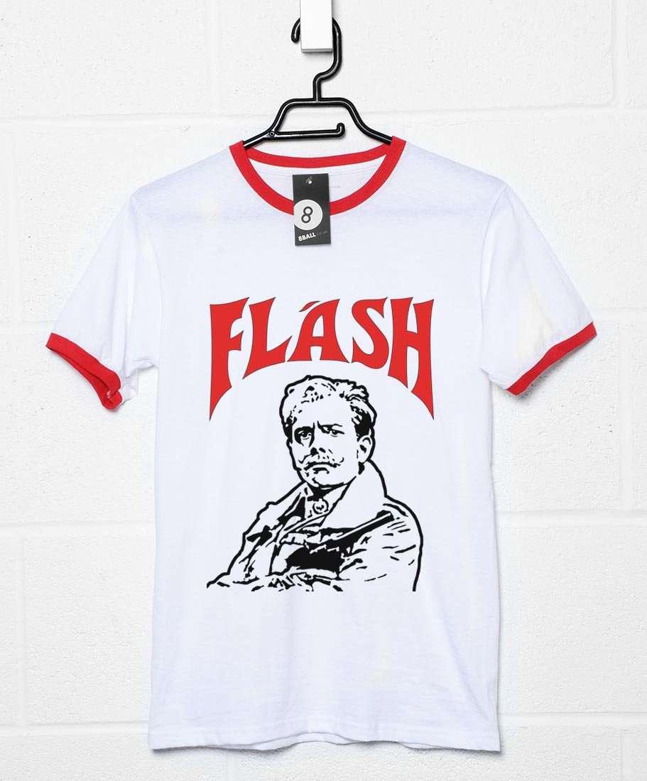 Lord Flashheart Flash Spoof Ringer T-Shirt product image 1