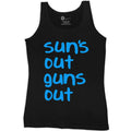 Mens Fancy Dress Vest Top Suns Out Guns Out