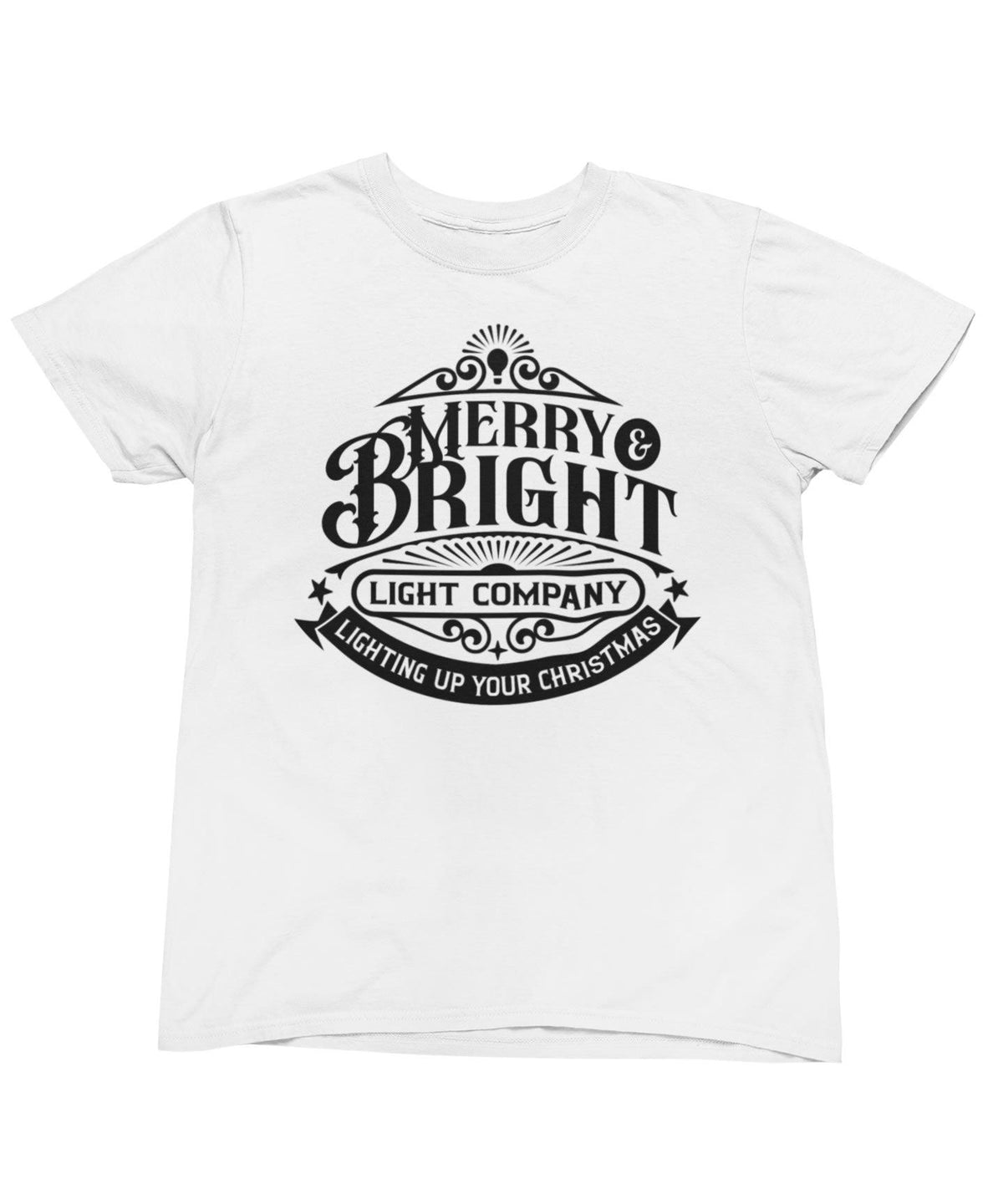 Merry Bright Light Company Mono Christmas Unisex T-Shirt product image 2