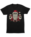 Night Rider Devil Santa Unisex Christmas T-Shirt product image 1