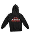 North Pole University Colour Back Printed Christmas Hoodie product image 1