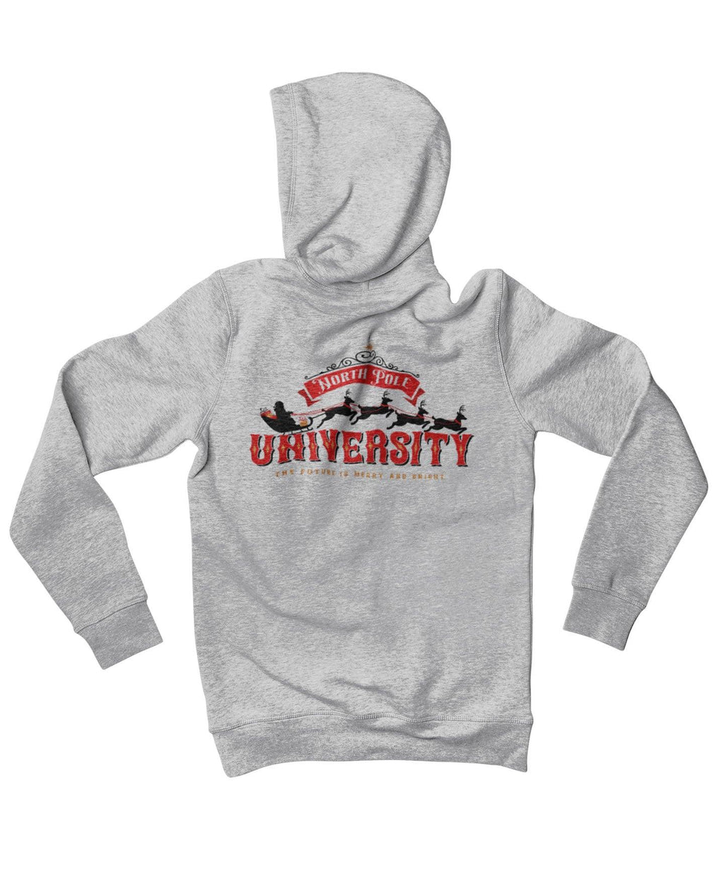 North Pole University Colour Back Printed Christmas Hoodie product image 3