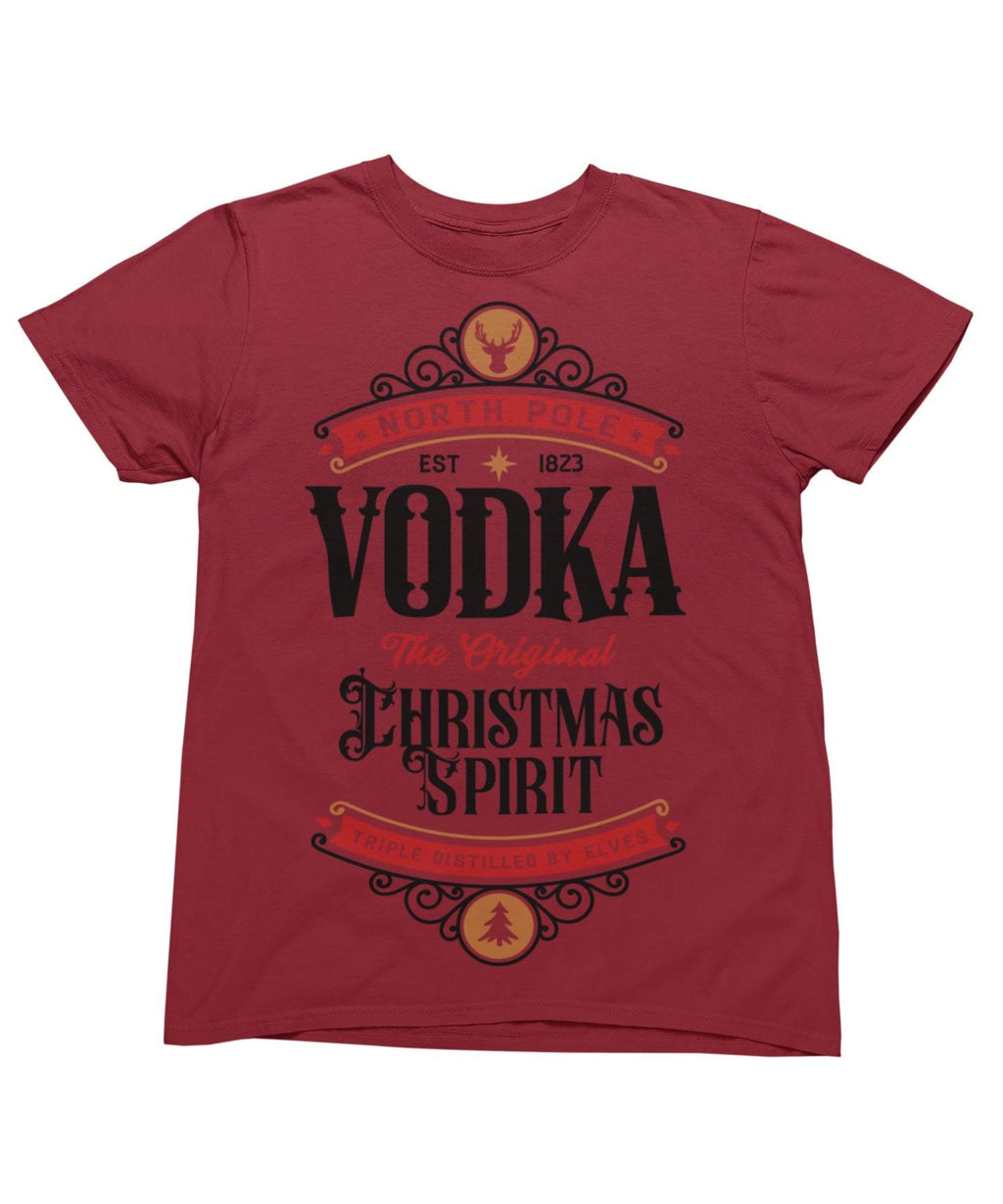 North Pole Vodka Christmas T-Shirt product image 4