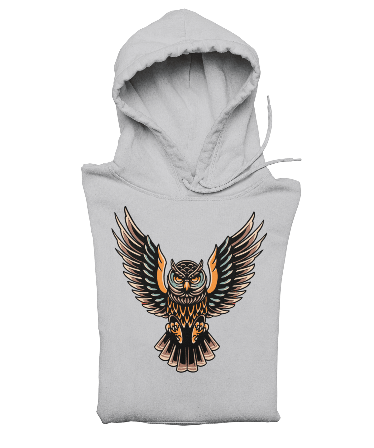 Owl Tattoo Design Adult Front Printed Hoodie product image 4
