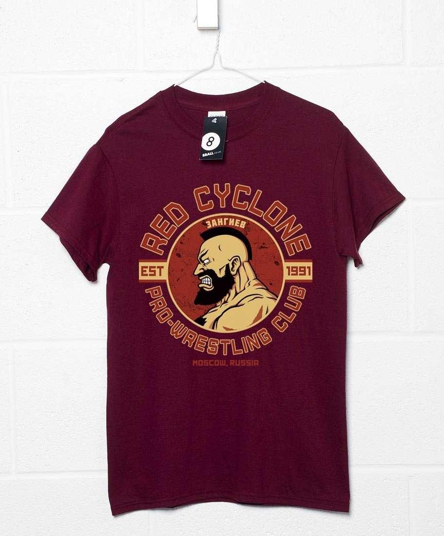 Red Cyclone Wrestling T-Shirt product image 3