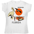 Retro Daytona Beach Womens Fitted T-Shirt product image 1
