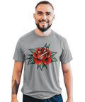 Rose Tattoo Design Adult T-Shirt product image 1