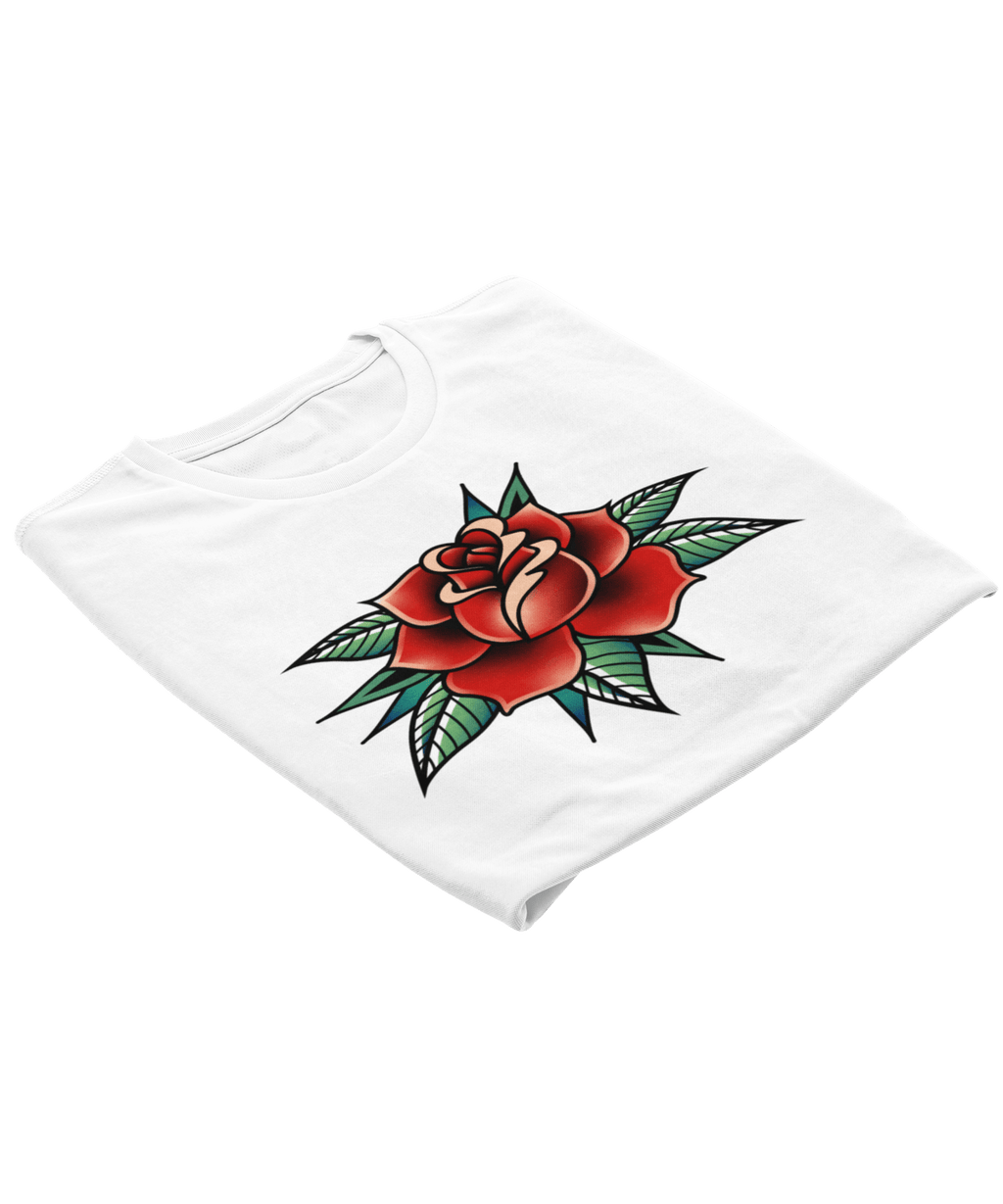 Rose Tattoo Design Adult T-Shirt product image 3