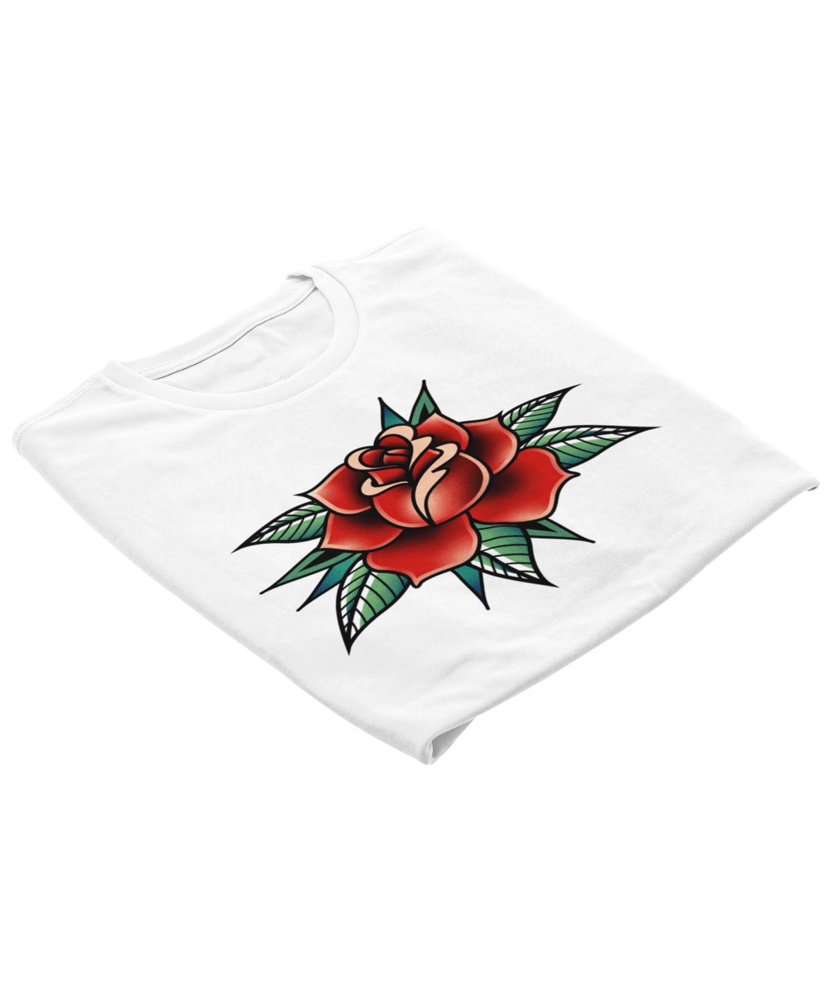 Rose Tattoo Design Adult T-Shirt product image 3