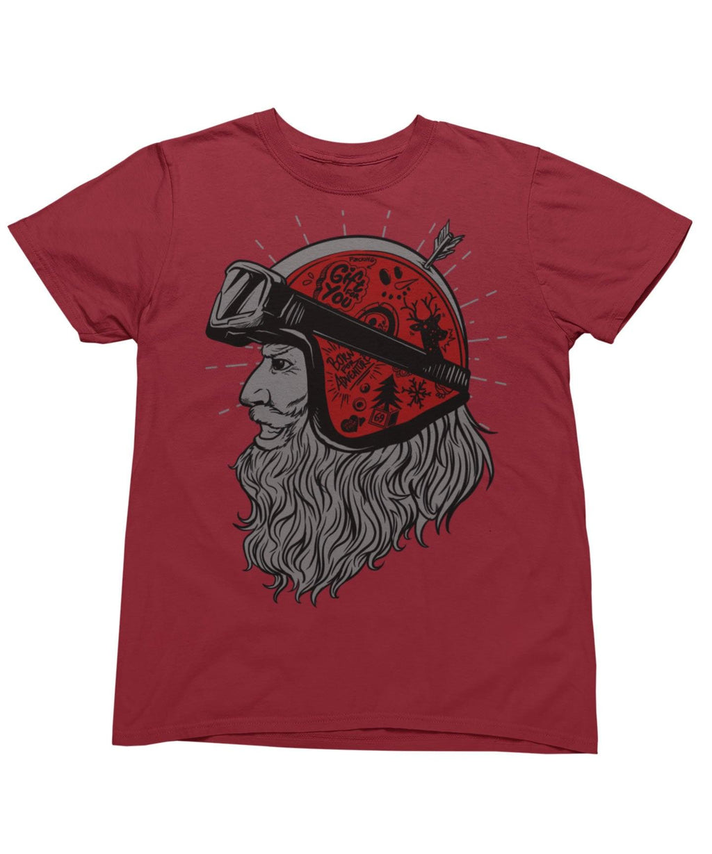 Santa Time To Ride Unisex Christmas T-Shirt product image 4